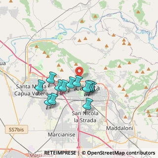 Mappa Via P. Tenga, 81100 Caserta CE, Italia (3.27917)