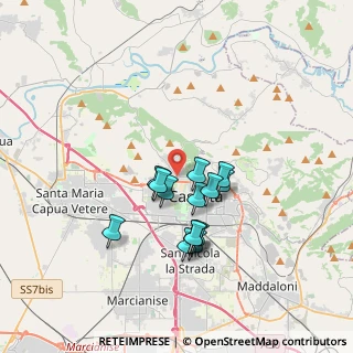 Mappa Via P. Tenga, 81100 Caserta CE, Italia (3.065)