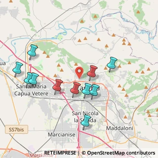 Mappa Via P. Tenga, 81100 Caserta CE, Italia (4.30636)