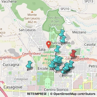 Mappa Via Ponte, 81100 Caserta CE, Italia (1.157)