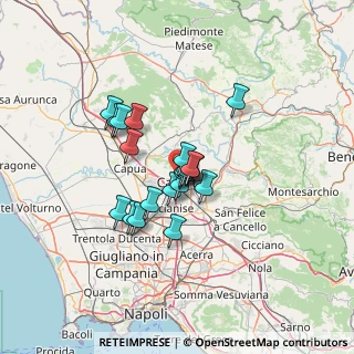 Mappa Via Ponte, 81100 Caserta CE, Italia (9.8495)