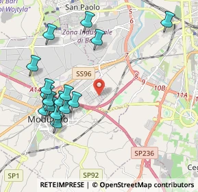 Mappa Via degli Orafi, 70026 Modugno BA, Italia (2.38)
