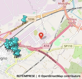 Mappa Via degli Orafi, 70026 Modugno BA, Italia (1.6345)