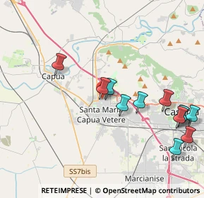 Mappa Via Danimarca, 81055 Santa Maria Capua Vetere CE, Italia (5.11538)