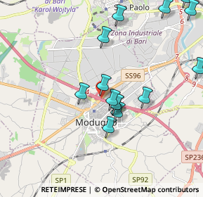 Mappa Midugno bari statale, 70026 Modugno BA, Italia (2.48125)