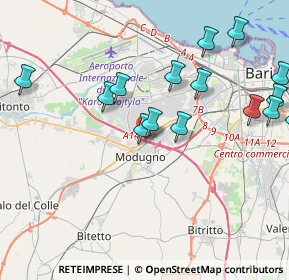 Mappa Midugno bari statale, 70026 Modugno BA, Italia (5.105)