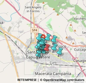 Mappa Via Italia, 81055 Santa Maria Capua Vetere CE, Italia (1.10647)