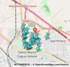 Mappa Via Italia, 81055 Santa Maria Capua Vetere CE, Italia (0.8175)