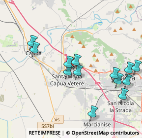 Mappa Via Italia, 81055 Santa Maria Capua Vetere CE, Italia (4.52538)