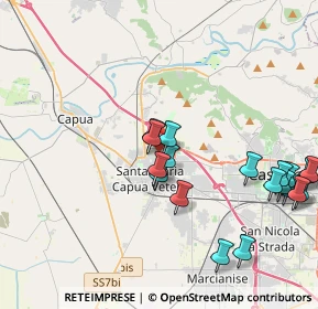 Mappa Via Italia, 81055 Santa Maria Capua Vetere CE, Italia (4.89632)