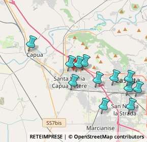 Mappa Via Italia, 81055 Santa Maria Capua Vetere CE, Italia (4.3225)