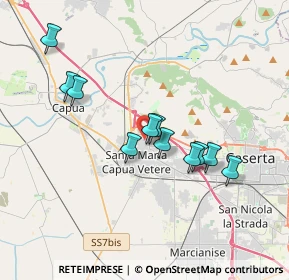 Mappa Via Italia, 81055 Santa Maria Capua Vetere CE, Italia (3.37909)