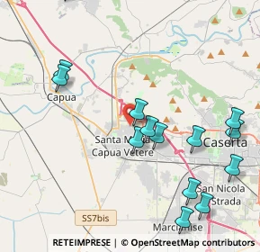 Mappa Via Italia, 81055 Santa Maria Capua Vetere CE, Italia (5.09214)