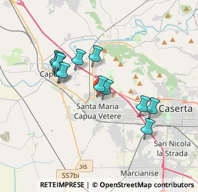 Mappa Via Olanda, 81055 Santa Maria Capua Vetere CE, Italia (3.36538)