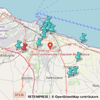 Mappa Via Lagravinese, 70125 Bari BA, Italia (4.40308)