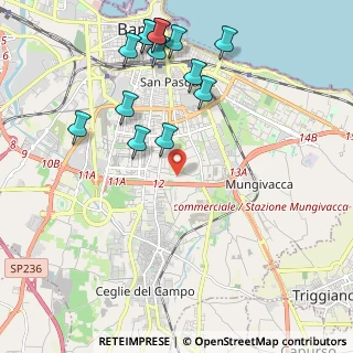Mappa Via Lagravinese, 70125 Bari BA, Italia (2.57357)