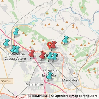 Mappa Via SS nome di Maria, 81100 Caserta CE, Italia (4.52182)