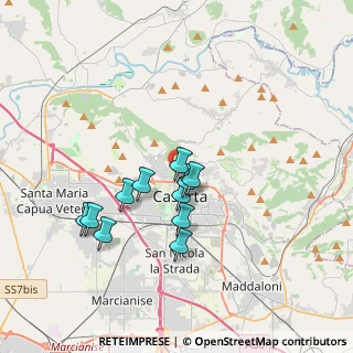 Mappa Via Giovanni Amendola, 81100 Caserta CE, Italia (3.23364)