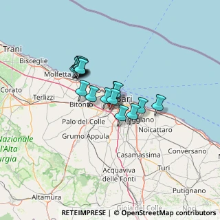 Mappa Largo dei Pittori, 70100 Bari BA, Italia (10.46944)