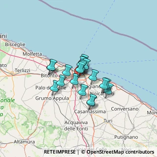 Mappa Viale Giuseppe Bartolo, 70124 Bari BA, Italia (8.6365)