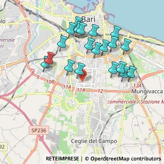 Mappa Viale Giuseppe Bartolo, 70124 Bari BA, Italia (2.0835)