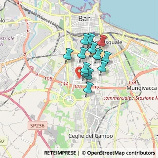 Mappa Viale Giuseppe Bartolo, 70124 Bari BA, Italia (1.20214)