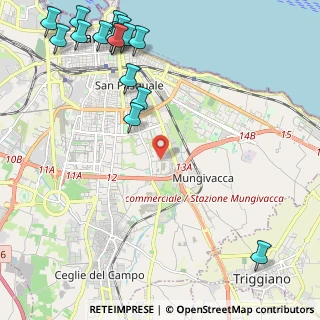Mappa Via Conte Girolama Giusso, 70125 Bari BA, Italia (3.32313)