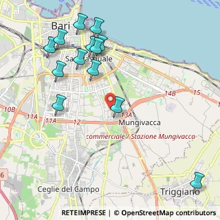 Mappa Via Conte Girolama Giusso, 70125 Bari BA, Italia (2.60615)