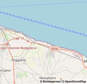 Mappa Trav. Al N.55 di Via Bari, 70126 Bari BA, Italia (7.25444)