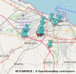 Mappa SP Bari, 70026 Modugno BA, Italia (2.65167)