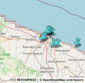 Mappa S.P.1 Bari-Modugno 4 G, 70026 Modugno BA, Italia (9.37167)