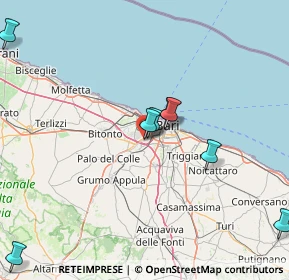 Mappa SP Bari, 70026 Modugno BA, Italia (27.30455)