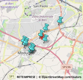 Mappa SP Bari, 70026 Modugno BA, Italia (1.50091)