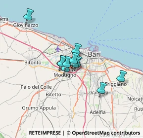 Mappa SP Bari, 70026 Modugno BA, Italia (4.53182)