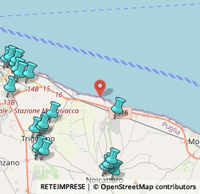 Mappa Str. Detta della Marina, 70126 San Giorgio BA, Italia (6.6815)