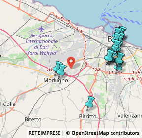 Mappa Strada Provinciale 1 Bari - Modugno km 0, 70026 Modugno BA, Italia (4.984)