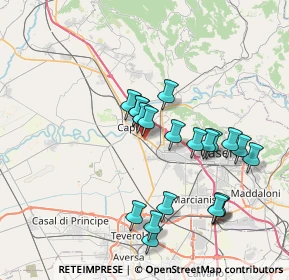 Mappa Via Cappuccini, 81043 Capua CE, Italia (7.613)