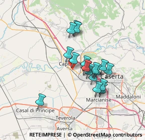 Mappa Via Cappuccini, 81043 Capua CE, Italia (5.85278)