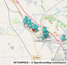 Mappa Via Cappuccini, 81043 Capua CE, Italia (2.66)