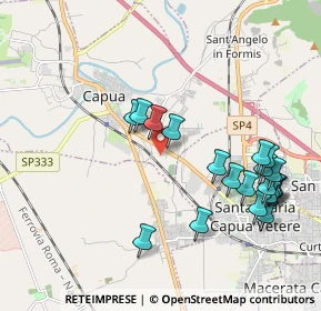Mappa Via Cappuccini, 81043 Capua CE, Italia (2.3135)