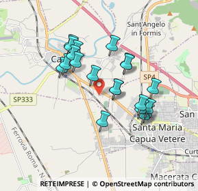 Mappa Via Cappuccini, 81043 Capua CE, Italia (1.6475)