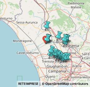 Mappa Via Motta, 81046 Grazzanise CE, Italia (12.18105)