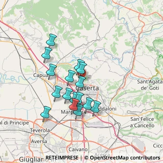 Mappa Via Generale Pasquale Tenga, 81100 Caserta CE, Italia (6.69625)