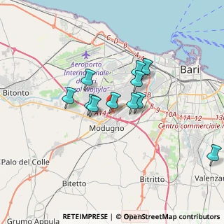 Mappa SS 96 KM 118+216, 70100 Bari BA, Italia (2.95909)