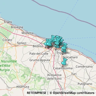 Mappa SS 96 KM 118+216, 70100 Bari BA, Italia (6.90692)