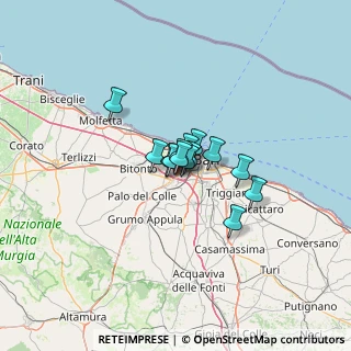 Mappa KM 118.185 S.S.96, 70100 Bari BA, Italia (6.51786)
