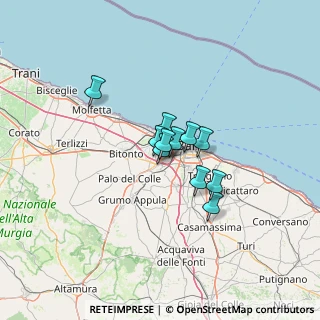 Mappa S.S.96 Km 118+216, 70100 Bari BA, Italia (8.08091)