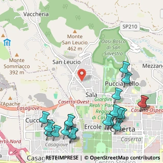 Mappa Via Tenga Generale Pasquale, 81100 Caserta CE, Italia (1.6085)