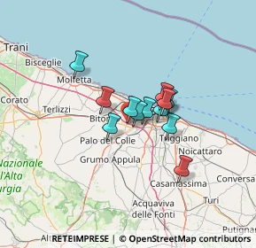 Mappa Strada vicinale fondo, 70026 Modugno BA, Italia (8.75583)