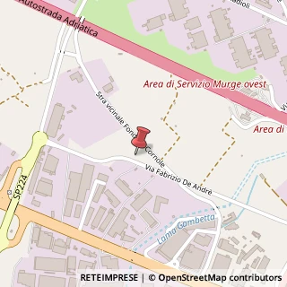 Mappa Strada Vicinale Fondo, 70026 Modugno, Bari (Puglia)